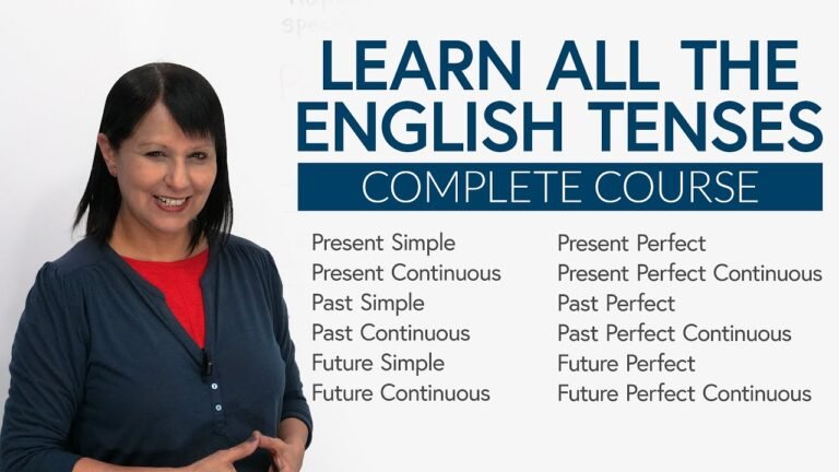 Apprenez tous les temps de l’anglais : cours complet